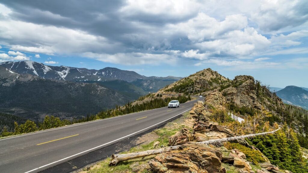 rocky mountains driving